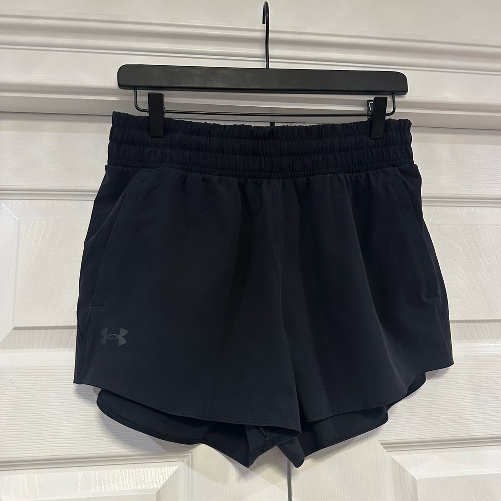 Under Armour Black Shorts, Size Medium